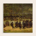 The Bear Dance Painting - William Holbrook Beard Wood Wall Art Gallery Image 1