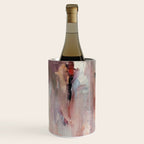 Gentle Beauty [2] - an elegant acrylic piece in deep purple, red, gold, and white Wine Chiller Gallery Image 1