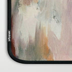 Gentle Beauty [2] - an elegant acrylic piece in deep purple, red, gold, and white Laptop Sleeve Gallery Image 3