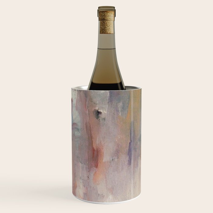 Gentle Beauty [2] - an elegant acrylic piece in deep purple, red, gold, and white Wine Chiller Gallery Image 3