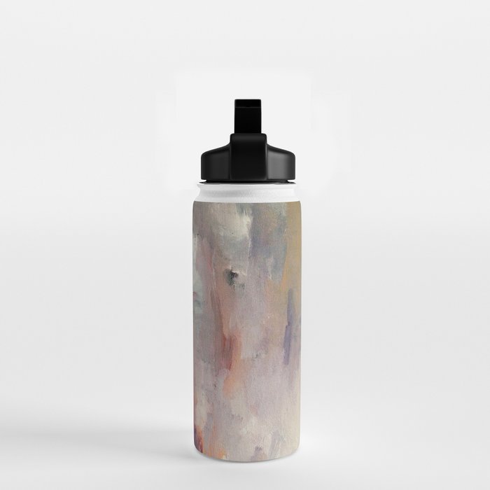Gentle Beauty [2] - an elegant acrylic piece in deep purple, red, gold, and white Water Bottle Gallery Image 2