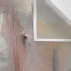 Gentle Beauty [2] - an elegant acrylic piece in deep purple, red, gold, and white Wall Tapestry Gallery Image 3