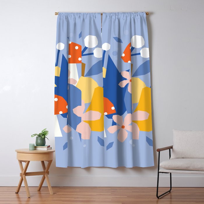 Autumn Composition Window Curtain Gallery Image 5