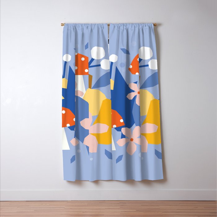 Autumn Composition Window Curtain Gallery Image 3