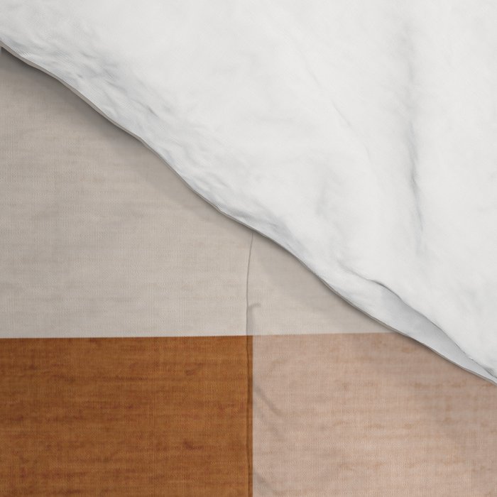 Neutral Tones Soft Colors Geometric Artwork Comforter Gallery Image 4