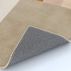 Neutral Tones Soft Colors Geometric Artwork Rug Gallery Image 4