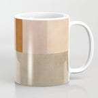 Neutral Tones Soft Colors Geometric Artwork Coffee Mug Gallery Image 1