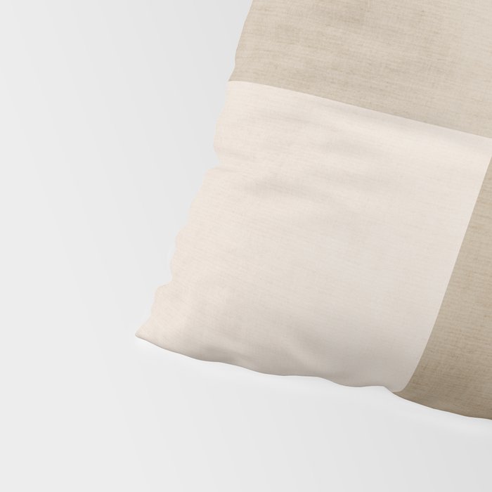 Neutral Tones Soft Colors Geometric Artwork Pillow Sham Gallery Image 4