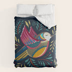 Peace Bird | Navy Comforter Gallery Image 6