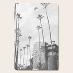 The Beverly Hills Hotel | California Travel Photography | Black and White Photo Print Cutting Board Gallery Image 1