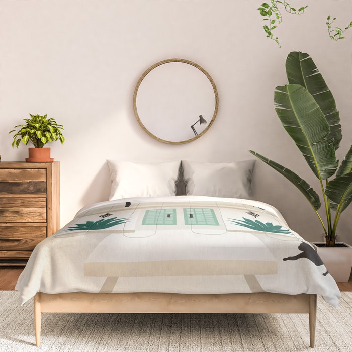 Palm Springs Home - Mint & Cream Comforter Gallery Image 3