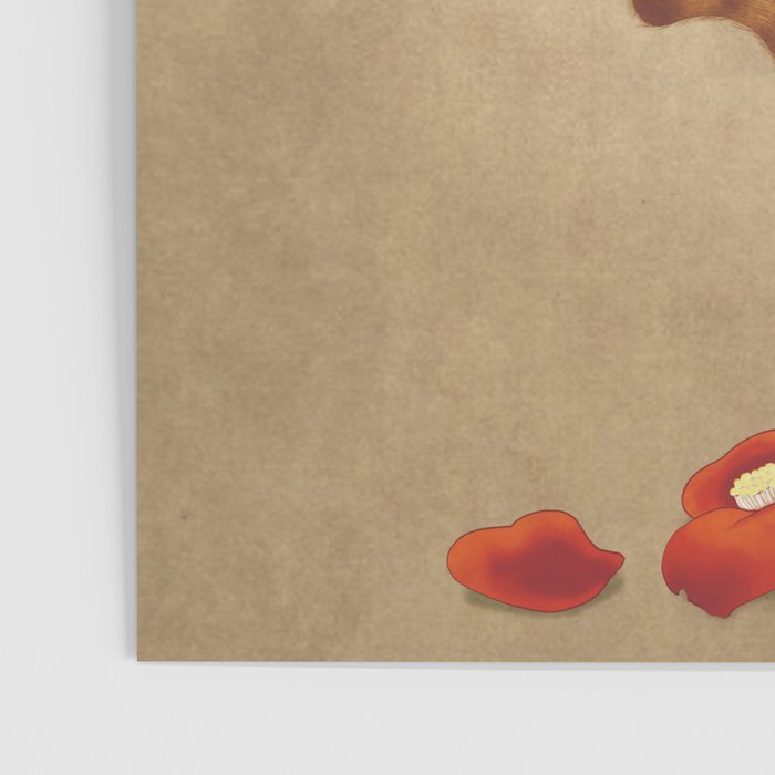 Cat and camellia flowers T1 Poster Gallery Image 3