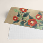 Cat and camellia flowers T1 Wrapping Paper Gallery Image 2