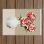 Vase of Flowers 4 Outdoor Rug Gallery Image 1