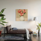 Vase of Flowers 4 Wood Wall Art Gallery Image 2