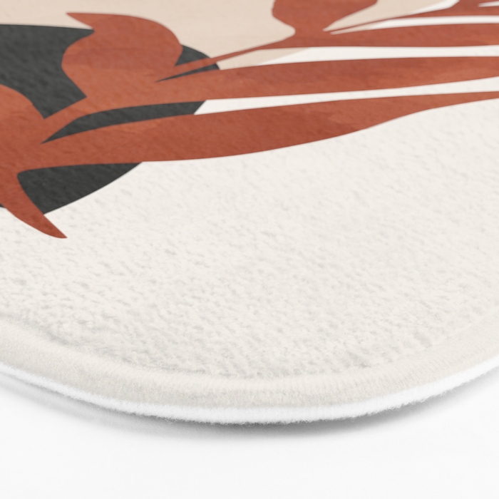 Abstract Art /Minimal Plant 9 Bath Mat Gallery Image 3