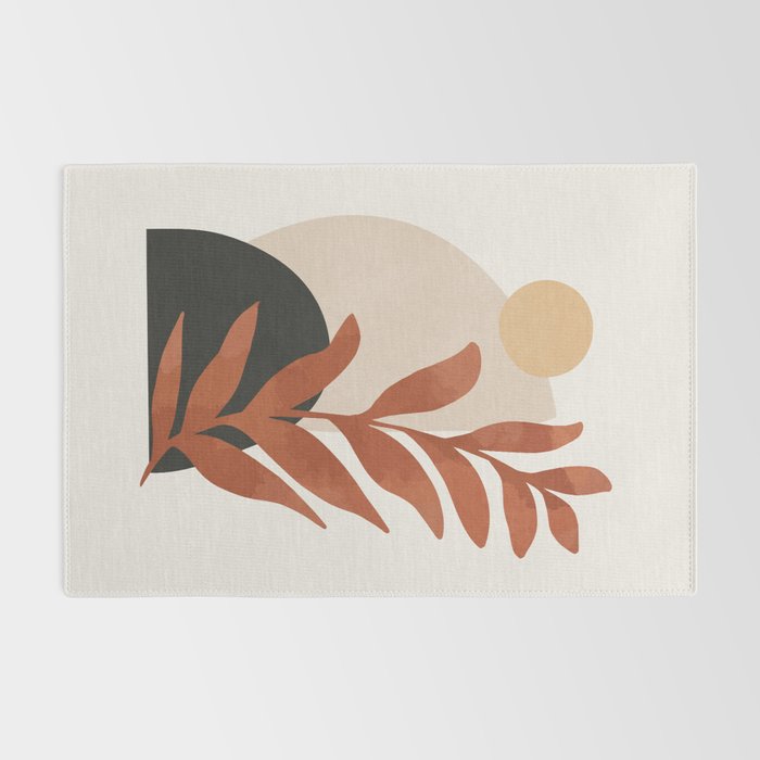 Abstract Art /Minimal Plant 9 Rug Gallery Image 2