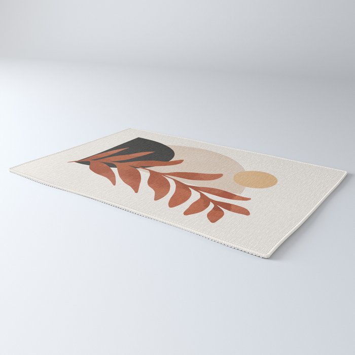Abstract Art /Minimal Plant 9 Rug Gallery Image 3