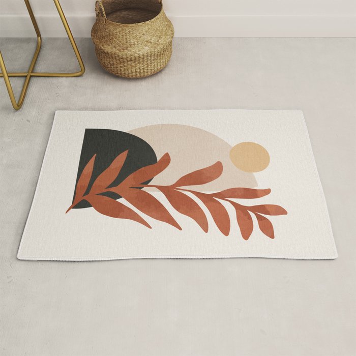 Abstract Art /Minimal Plant 9 Rug Gallery Image 1