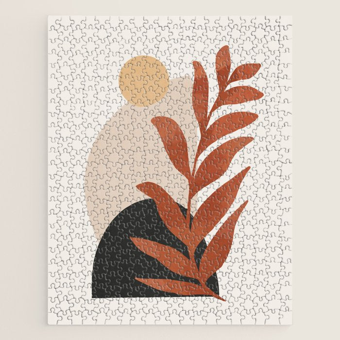 Abstract Art /Minimal Plant 9 Jigsaw Puzzle Gallery Image 1