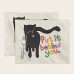 Put It Behind You - Funny Cat Butt Pun Placemat Gallery Image 1