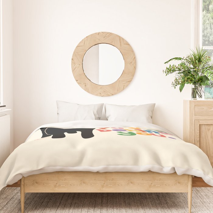 Put It Behind You - Funny Cat Butt Pun Duvet Cover Gallery Image 3