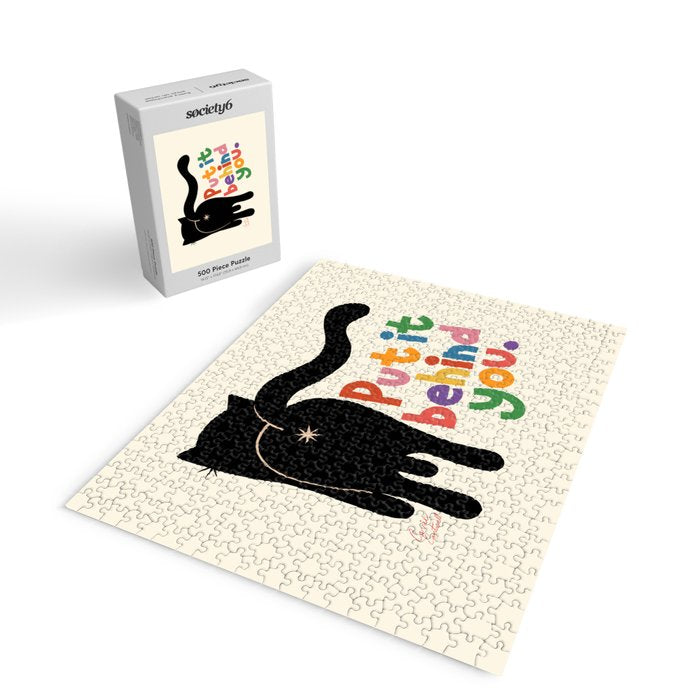 Put It Behind You - Funny Cat Butt Pun Jigsaw Puzzle Gallery Image 2