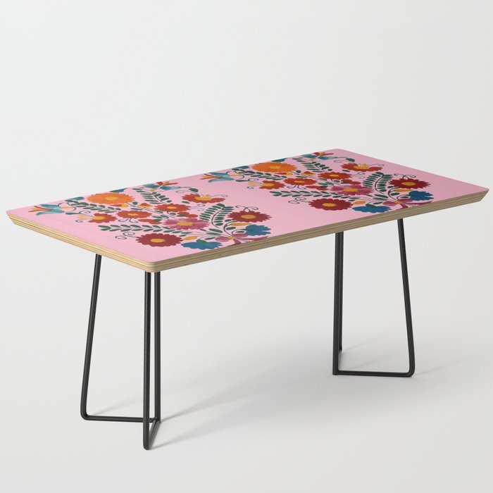Mexican Blue Birds in Pink Coffee Table Gallery Image 1