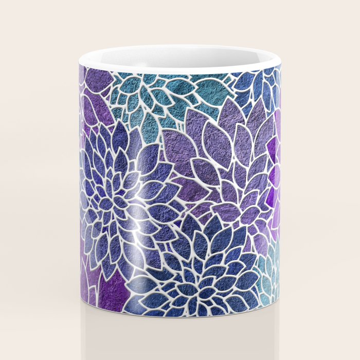 Floral Abstract 22 Coffee Mug Gallery Image 4