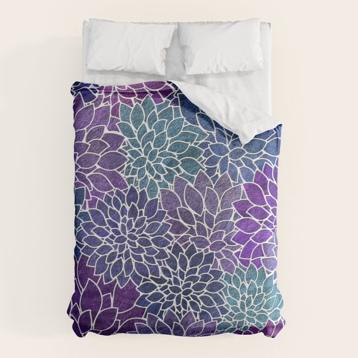 Floral Abstract 22 Duvet Cover Gallery Image 6