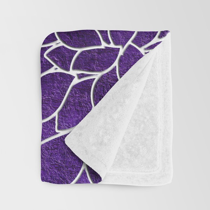 Floral Abstract 22 Throw Blanket Gallery Image 3