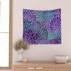 Floral Abstract 22 Wall Tapestry Gallery Image 2