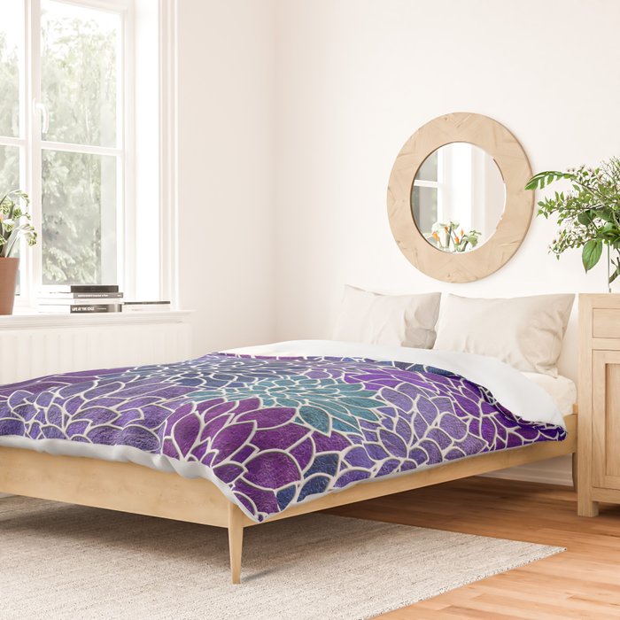 Floral Abstract 22 Duvet Cover Gallery Image 2