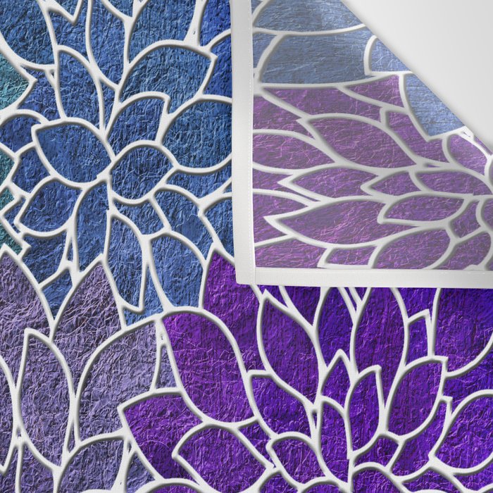 Floral Abstract 22 Wall Tapestry Gallery Image 3