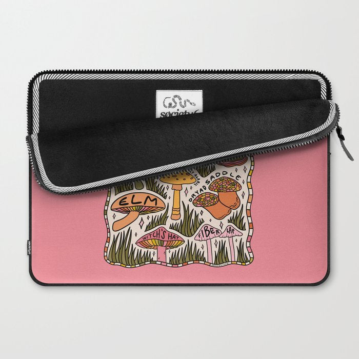Mushrooms of Wisconsin Laptop Sleeve Gallery Image 2