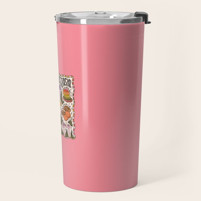 Mushrooms of Wisconsin Travel Mug Gallery Image 2