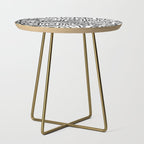 Black and White Street Art Graffiti King's Party Side Table Gallery Image 1