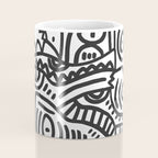 Black and White Street Art Graffiti King's Party Coffee Mug Gallery Image 4