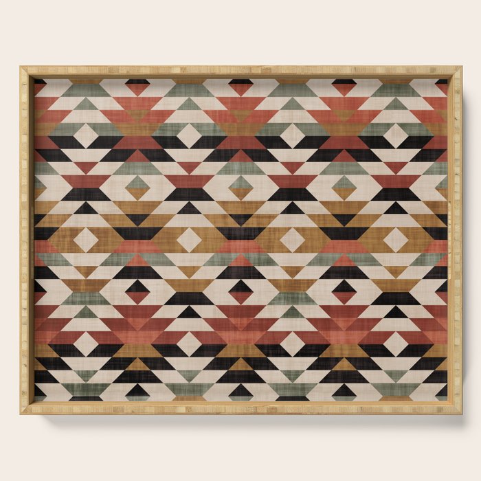 Southwestern Boho Prints Serving Tray Gallery Image 1