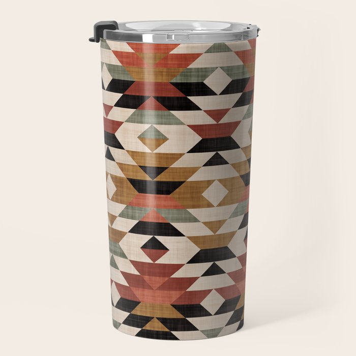Southwestern Boho Prints Travel Mug Gallery Image 3