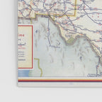 Flat road map of the united states of america 1951 Poster Gallery Image 3
