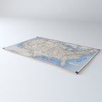 Flat road map of the united states of america 1951 Rug Gallery Image 3