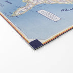 Flat road map of the united states of america 1951 Welcome Mat Gallery Image 2