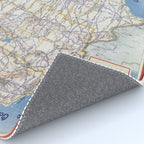Flat road map of the united states of america 1951 Rug Gallery Image 4