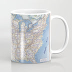 Flat road map of the united states of america 1951 Coffee Mug Gallery Image 1