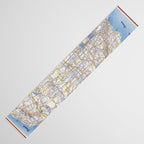 Flat road map of the united states of america 1951 Table Runner Gallery Image 3