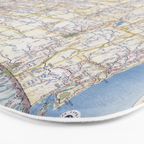Flat road map of the united states of america 1951 Bath Mat Gallery Image 3