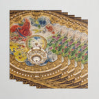 Ceiling Mural of the Palais Garnier Opera House, Paris, France color photograph - photography by  Marc Chagall  Wrapping Paper Gallery Image 3