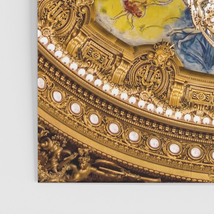 Ceiling Mural of the Palais Garnier Opera House, Paris, France color photograph - photography by  Marc Chagall  Poster Gallery Image 3