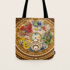 Ceiling Mural of the Palais Garnier Opera House, Paris, France color photograph - photography by  Marc Chagall  Tote Bag Gallery Image 1